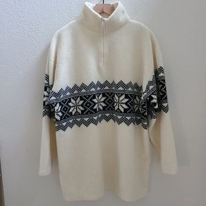 VINTAGE V Sport Fleece 1/4 Zip Mock Neck Large